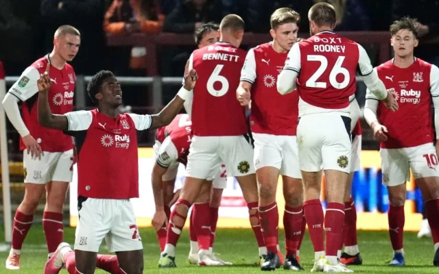 Fleetwood Kejutkan Arsenal di Babak 16 Besar Carabao Cup