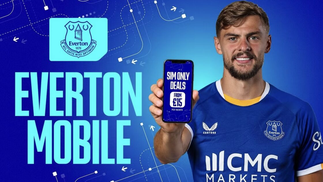Everton Luncurkan Layanan Seluler Berhadiah Atribut Klub
