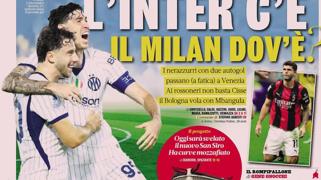 Halaman Depan Surat Kabar Italia: Krisis Juventus dan Milan